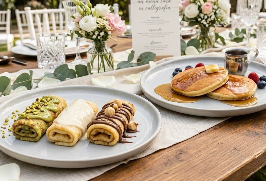 Waffle, Mini Crêpes e Mini Pancakes - Live Show Cooking